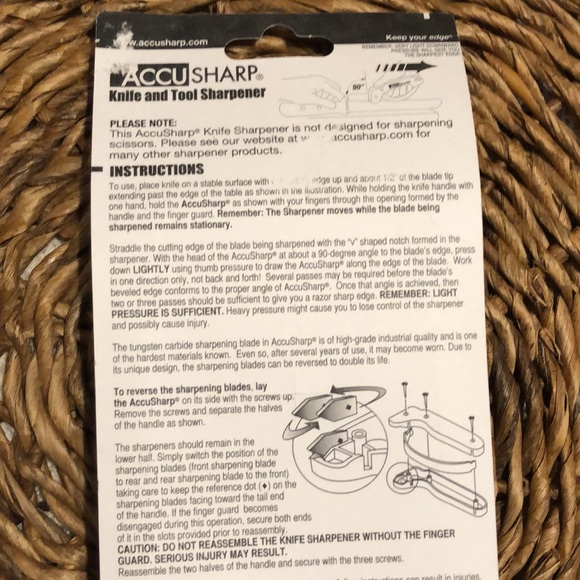 Accusharp knife and tool sharpener made in the USA new open package kitchen tool - Picture 4 of 4